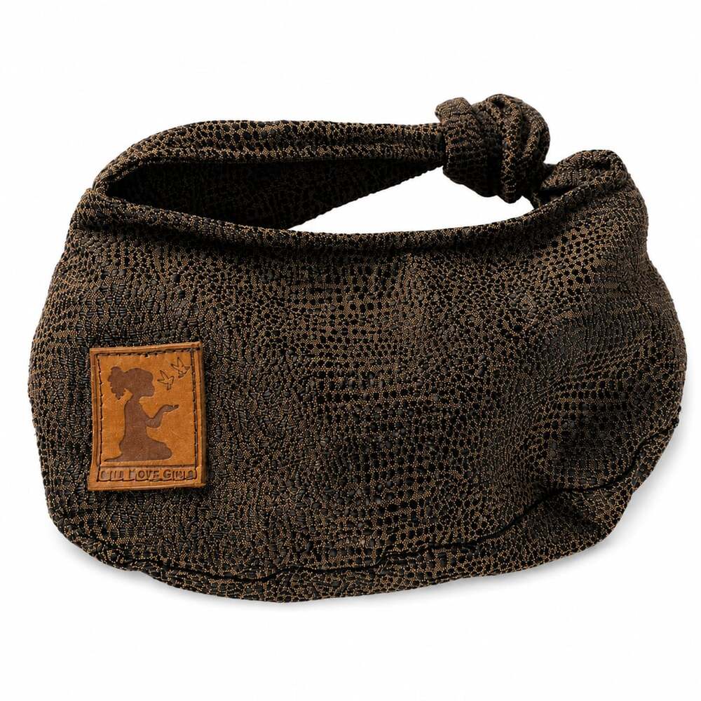 New Hope Girls Hobo Clutch Bag in Metallic Bronze Mesh Boho